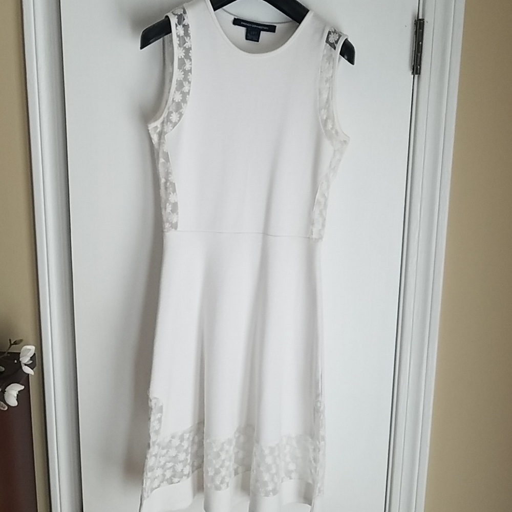 French Connection White Knit Dress NEVER WORN - Picture 2 of 9